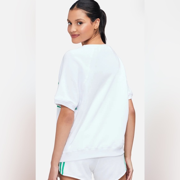 Wildfox Retro Stripe Ivy SS/Clean White, Size Small. - Picture 3 of 8